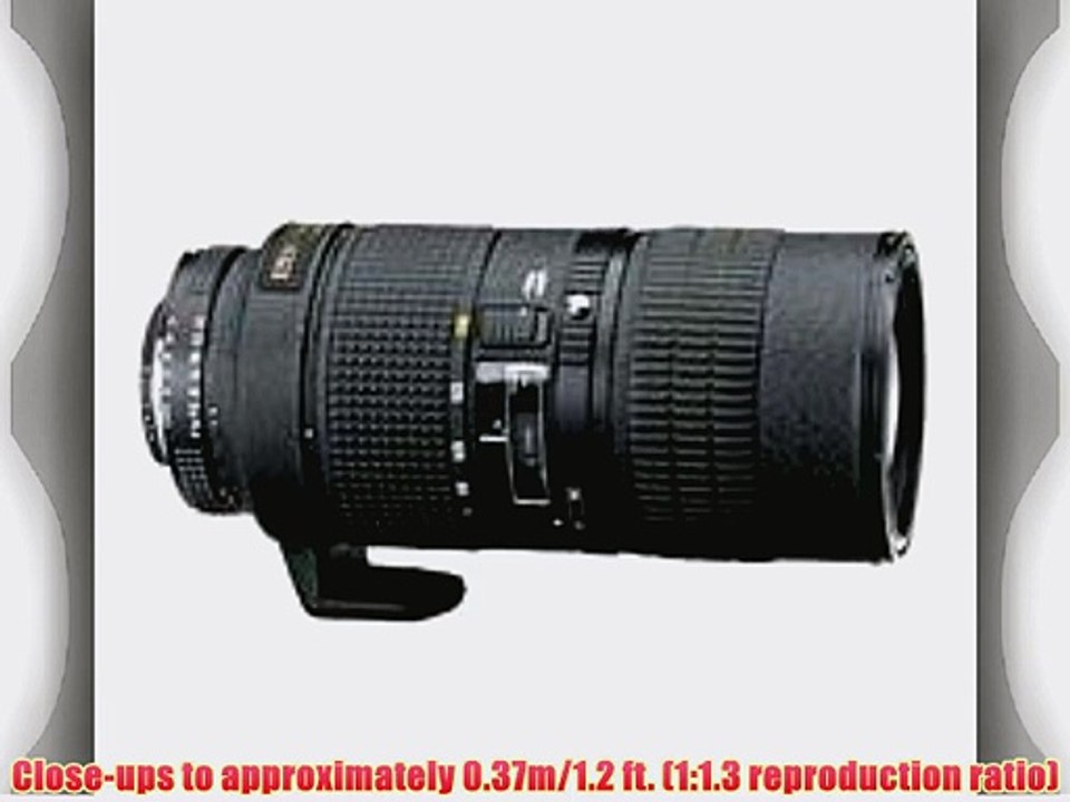Nikon AF Zoom-Micro Nikkor 70-180mm f/4.5-5.6D ED Lens