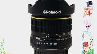 Polaroid Studio Series Ultra Wide Angle 8mm f/3.5 Circular Fisheye Lens For The Nikon D40 D40x