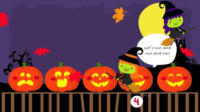 5 Little Pumpkins Sitting on a Gate Halloween Songs for Children