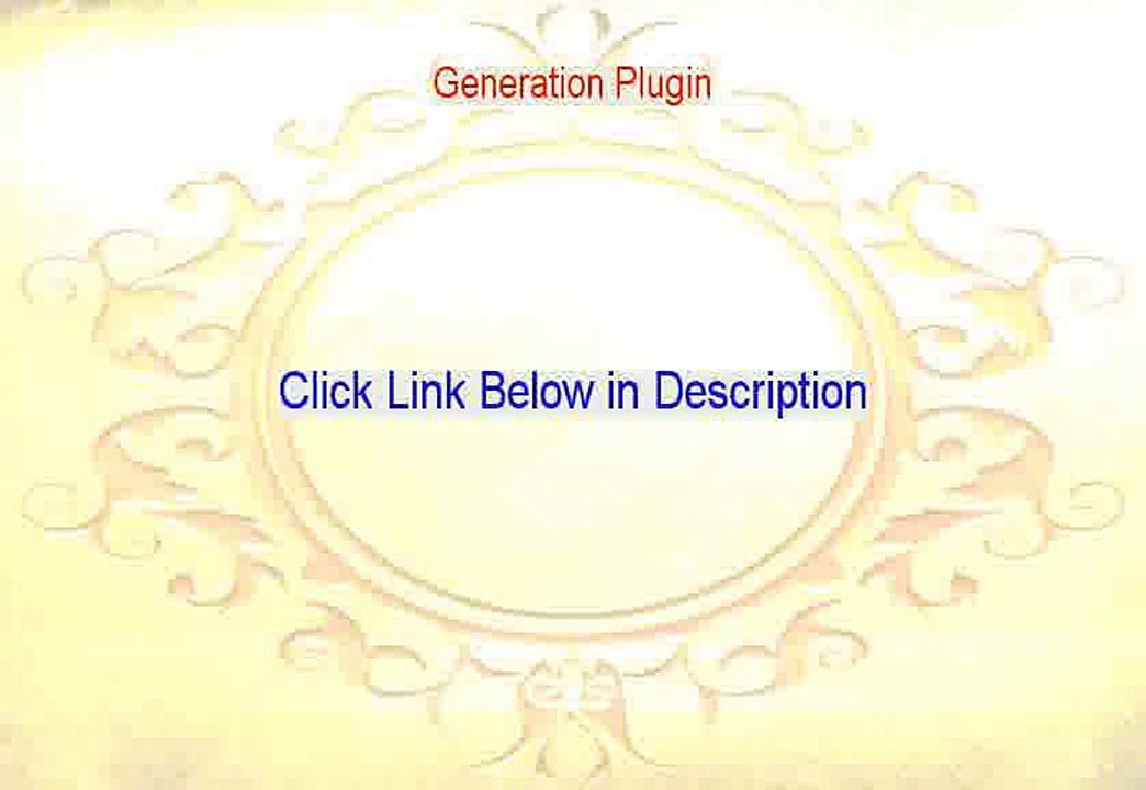 Generation Plugin Free Review (Watch this)