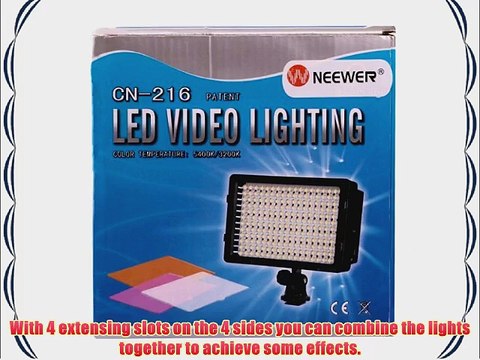 NEEWER? 13w CN-216 Led Video Light Camera Camcorder Photo Lamp For Canon Nikon