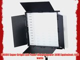 Fancierstudio 600 LED Light Panel With V Mount Dimmer Switch Video Light Kit Litepanel By Fancierstudio