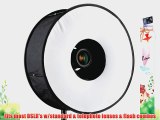RoundFlash Universal Collapsible Magnetic Ring Flash Diffuser 45cm for Macro