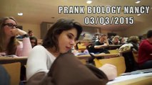 Zorro interrompt un cours de biologie à l'Université de Nancy !