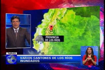Varios cantones de Los Ríos inundados