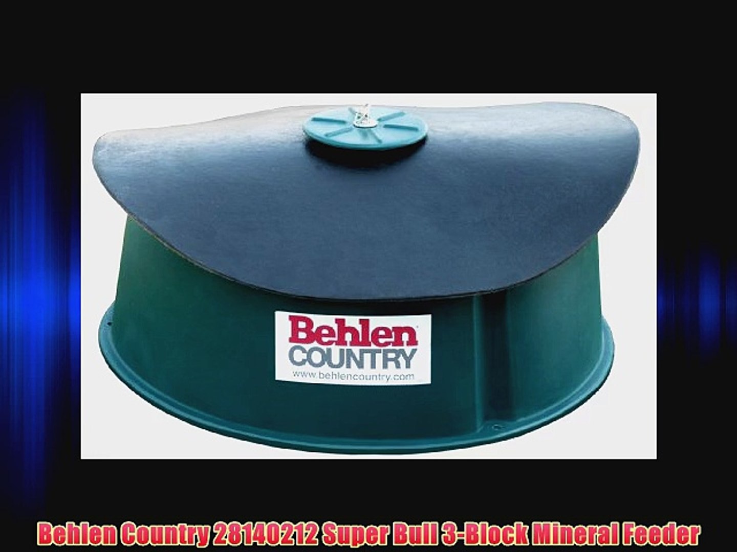 Behlen Country 28140212 Super Bull 3 Block Mineral Feeder Video