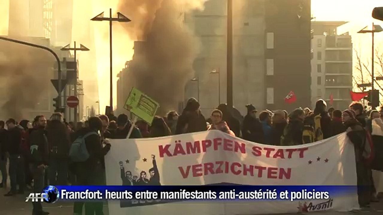 Heurts et violences autour de l'inauguration de la nouvelle BCE