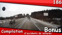Compilation d'accident de voiture n°186   Bonus / Car crash compilation #186