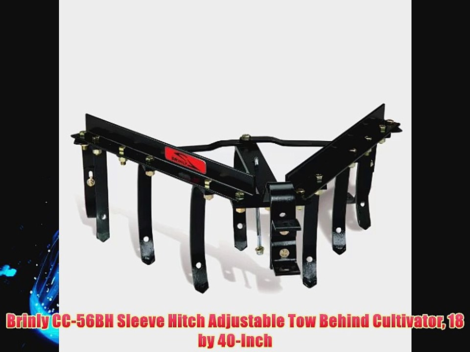 Brinly CC-56BH Sleeve Hitch Adjustable Tow Behind Cultivator 18 by 40-Inch