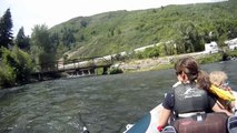 BROKEN OAR CAUSES HORRIFIC RAFTING ACCIDENT ON PROVO RIVER - captured with gopro helmet cam
