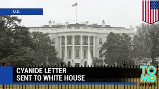 White House Cyanide letter:  envelope tested positive for deadly poison