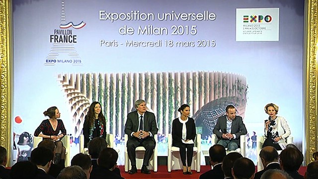 Tables rondes lors de l'évènement La France à l’exposition universelle de Milan 2015