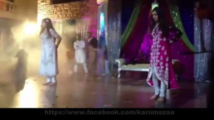 Cute Girls Dance In Mehndi Function