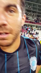 El saludo de "Pancho" Cerro a Bar La Academia luego de la victoria de Racing Club