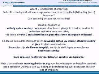 Oldenzaal logo borduren op kleding