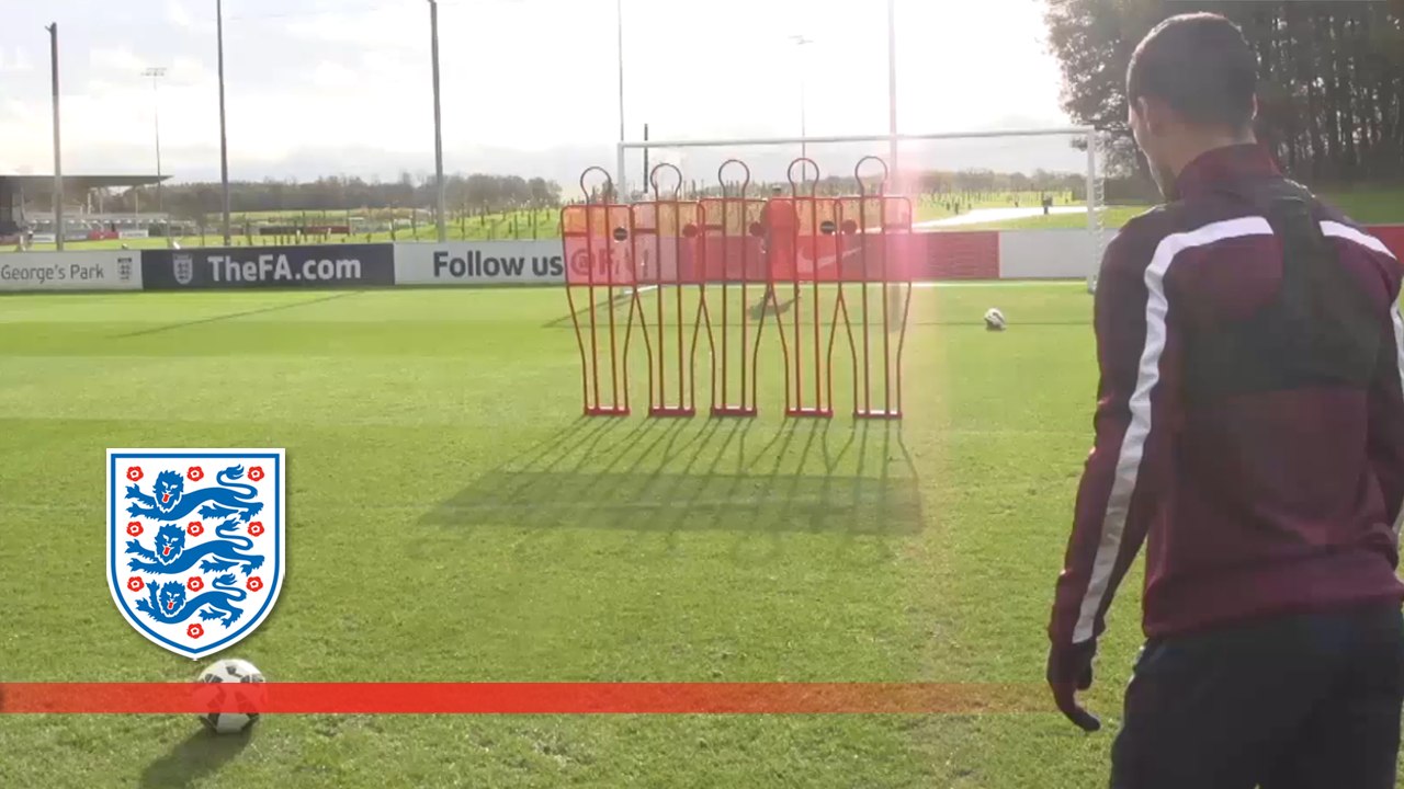 England U21 Free kick and finishing skills | Inside Training
