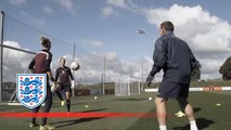 England goalies show off training skills | Inside Access