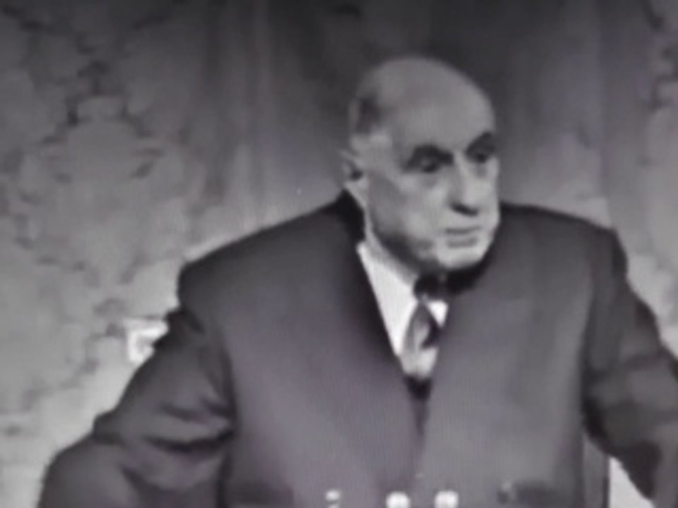 Novembre 1967_ Charles De Gaulle dénonçait le sionisme. #AMIDUPEUPLE