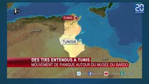I-Télé et BFM TV interrogent en direct une personne recluse au musée Bardo à Tunis