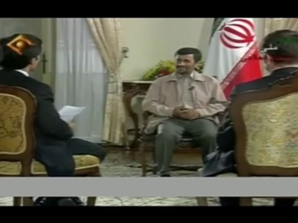 Ahmadinejad face à Pujadas : L'interview cachée aux français