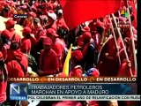 Trabajadores de PDVSA respaldan al gobierno de Venezuela