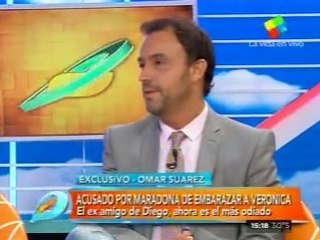 Pronto.com.ar - Omar Suarez enojadísimo con Diego Maradona