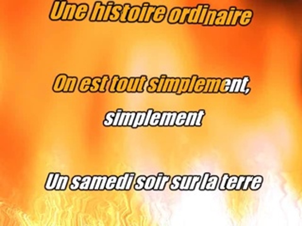 KARAOKE FRANCIS CABREL - Samedi soir sur la terre