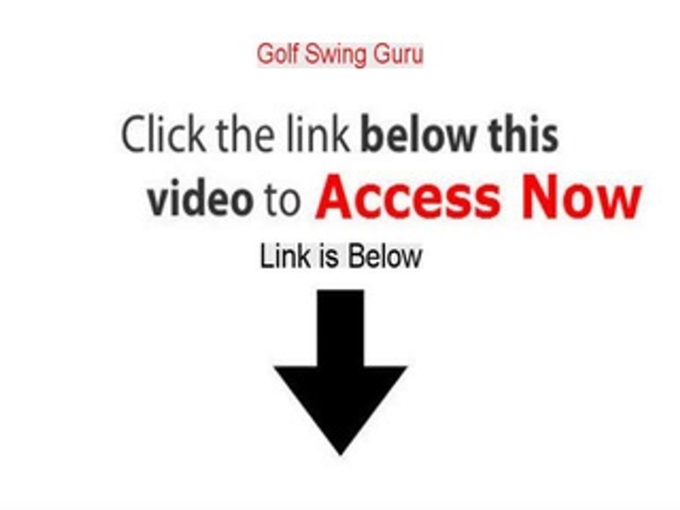 Golf Swing Guru Free PDF - golf swing guru lessons