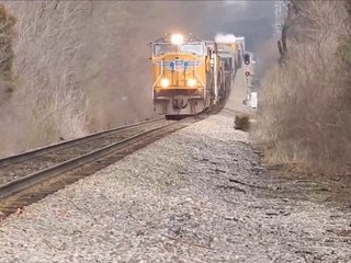 Alternate view of the train accident in Louisville, Kentucky