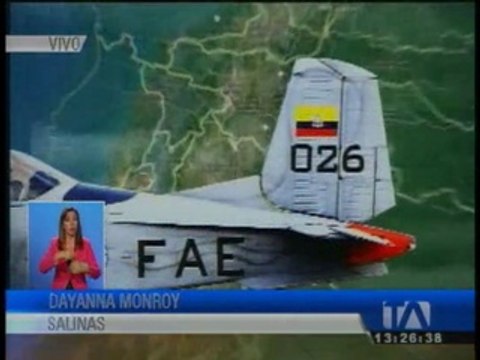 Dos pilotos mueren en accidente de avión de la FAE en Salinas