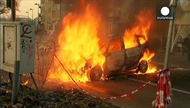 Francoforte, assalto alla nuova sede della BCE. Centinai i fermi