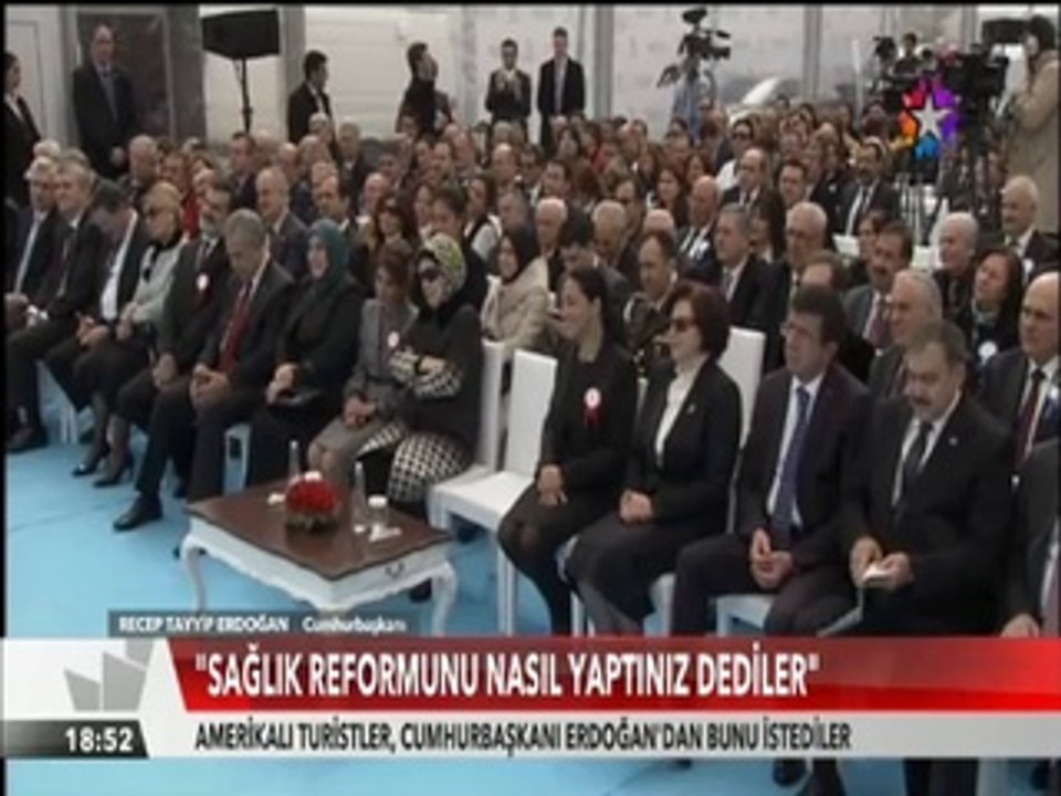 Amerikalı turistler Erdoğan'dan Türkiye'deki sağlık sistemini Obama'ya anlatmasını istemişler