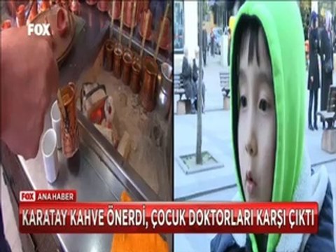 Canan Karatay çocuklara Türk Kahvesi önerdi Çocuk doktorları karşı çıktı