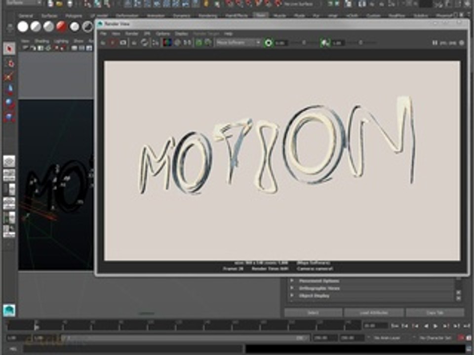 Tuto du Jeudi : Maya motion design Mash