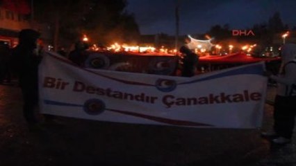 Burdur ?100 Meşaleyle Tek Yürek, Tek Milletiz? Yürüyüşü