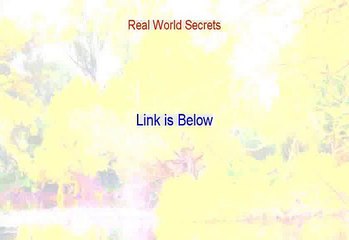 Real World Secrets Review [See my Review]