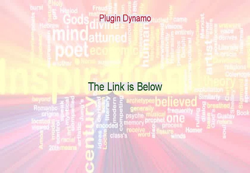 Plugin Dynamo Download PDF (dynamodb plugin 2015)