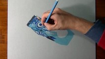 Drawing time lapse_ Oreo cookies snack pack - hyperrealistic art