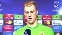 Manchester City FC goalkeeper Joe Hart gives his thoughts after a stellar showing