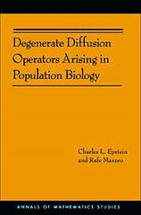 Download Degenerate Diffusion Operators Arising in Population Biology AM-185 ebook {PDF} {EPUB}