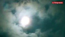 L'éclipse solaire vue depuis Plozévet