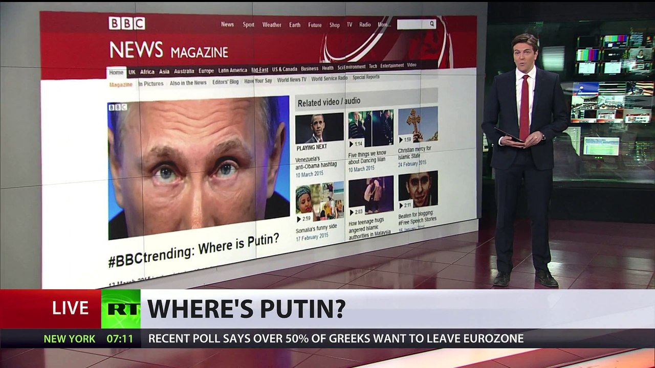 Where is Putin 'Missing, ill, dead, riding a weasel' - media abuzz