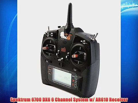 Spektrum 6700 DX6 6 Channel System w/ AR610 Receiver