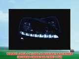 VAUXHALL CORSA C 10/2000-06 HEADLIGHTS BLACK INNER (INCLUDING CHROME DRL STRIPE) 1 PAIR
