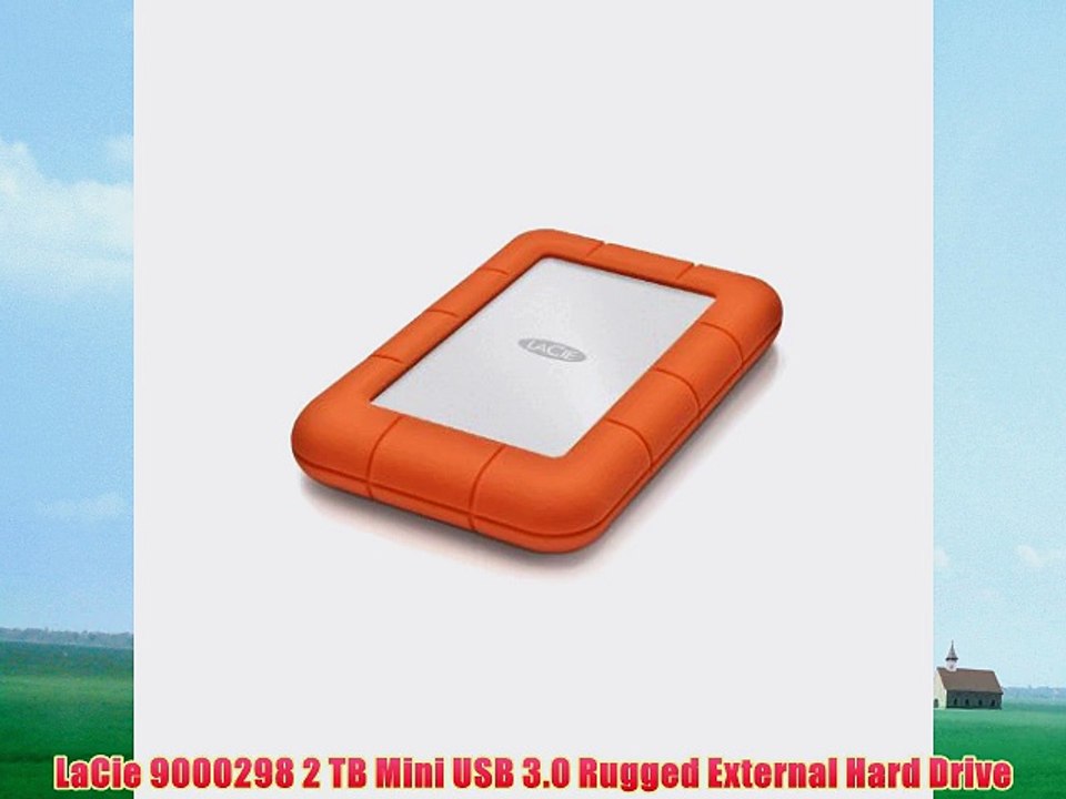 LaCie 9000298 2 TB Mini USB 3.0 Rugged External Hard Drive