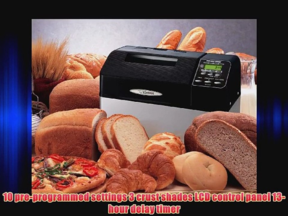 Zojirushi BB-CEC20 Home Bakery Supreme 2-Pound-Loaf Breadmaker Black