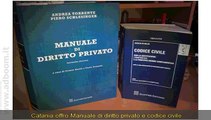 CATANIA, ACIREALE   MANUALE DI DIRITTO PRIVATO E CODICE CIVILE EURO 44