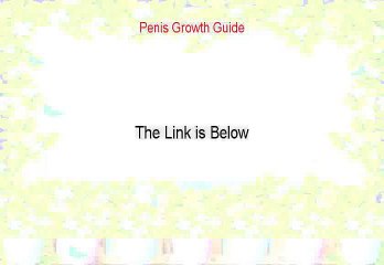 Penis Growth Guide Free Download [Instant Download]