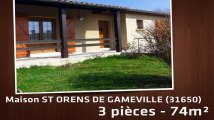A vendre - Maison/villa - ST ORENS DE GAMEVILLE (31650) - 3 pièces - 74m²