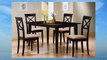 5 Pc Dining Set Criss Cross Back Chairs Chair Set